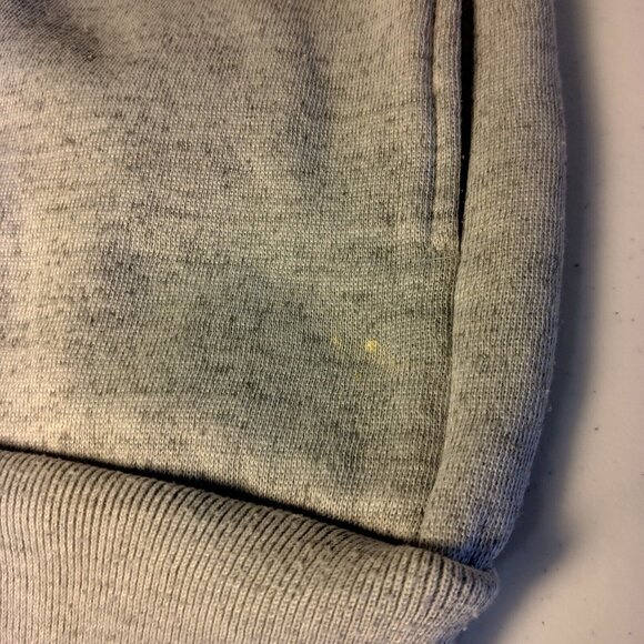 Vintage Track & Court Sweatshirt Men M Tall Gray Full Zip Red Blue Stripe Retro - Picture 16 of 16